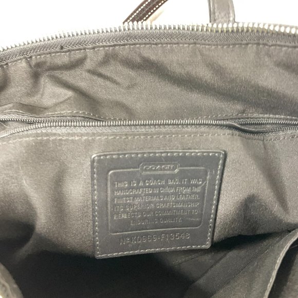 Coach Signature Jacquard Striped Shoulder Bag - Picture 3 of 6